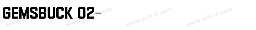 gemsbuck 02字体转换